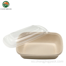 Venta caliente biodegradable desechable bagazo pulpa takeaway takeaway